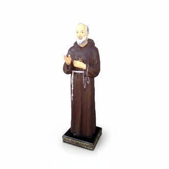 Figur Mönch Statue Pfarrer Katholik Figur Statuen Skulptur Kirche Heiliger
