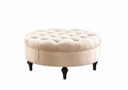 KLASSISCHER HOCKER RETRO RUSTIKAL FUßHOCKER OTTOMANE