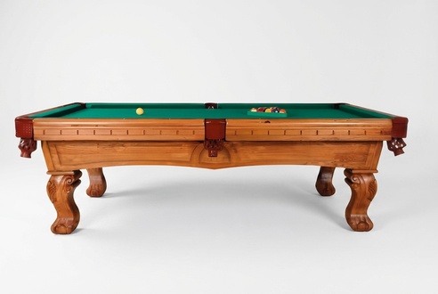 Freizeittisch Billardtisch Stilvoller Spieltisch Holztisch Pooltisch 8ft