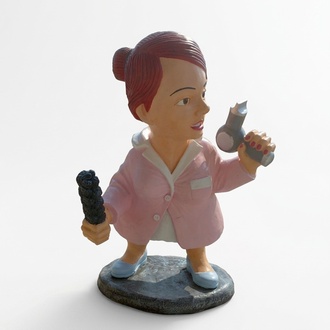 Friseur Deko Figur Statue Skulptur 120 cm Figuren Statuen Skulpturen
