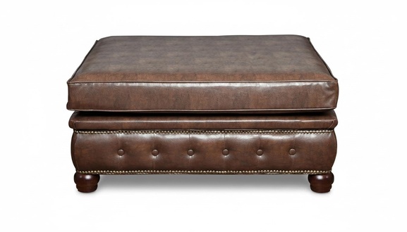 Fußhocker Club Lounge Hocker Chesterfield Textil Ottoman Design Ottomane