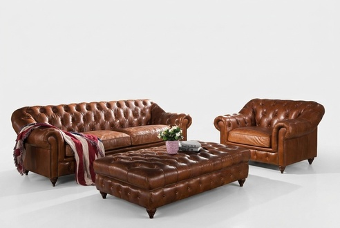 Fußhocker Ottomane Sitzhocker Sitzpouf Wohnzimmer Designer Hocker Polster Bank