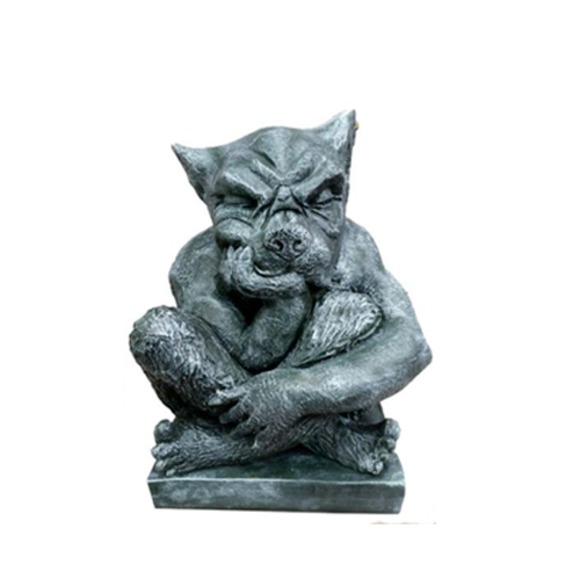 Figur Statue Dekorative Skulptur 47 cm FIguren Statuen Skulpturen Drachen