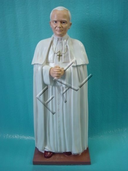 Papst Johannes Figur Garten Statue Skulptur Figuren Skulpturen Dekoration