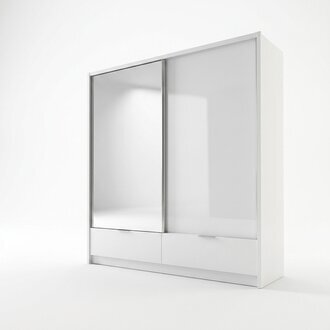 Garderobe Aufbewahrung 200cm Regal Schrank Archiv Schiebetüren Schiebetüren Büro