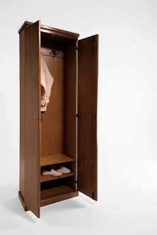 Garderobe Kleiderschrank Schrank Naturholz Massivholz Schränke Flur Massiv