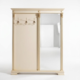 Garderobe Spiegel Flurgarderobe weiß Garderobenpaneele Darderobe