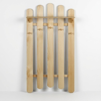 Garderobenpaneel Wandgarderobe Garderobe Garderobenleiste Kiefer Holz Handarbeit