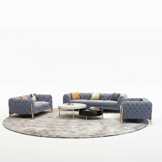 Garnitur Couch Polster Sofa Polster Sitz Garnituren 3+1 Designer Chesterfield