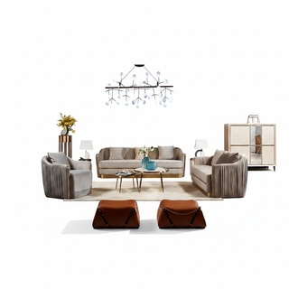 Garnitur Couch Polster Textil Sofa Couchen Polster Sitz Garnituren 321 Designer