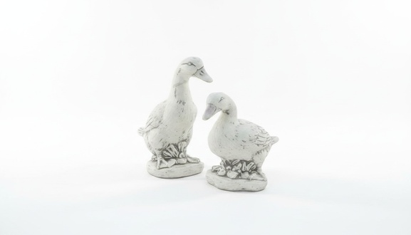 Garten Dekoration Ente Terrasse Stein Figuren Deko Figur Statue Skulptur