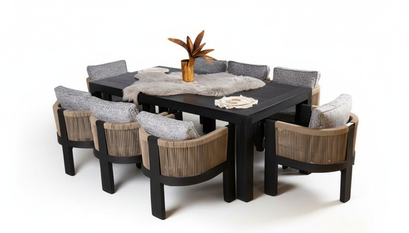 Gartenmöbel Set Gartengarnitur Esstisch Stühle Sitzgruppe Essgruppe Terrassen