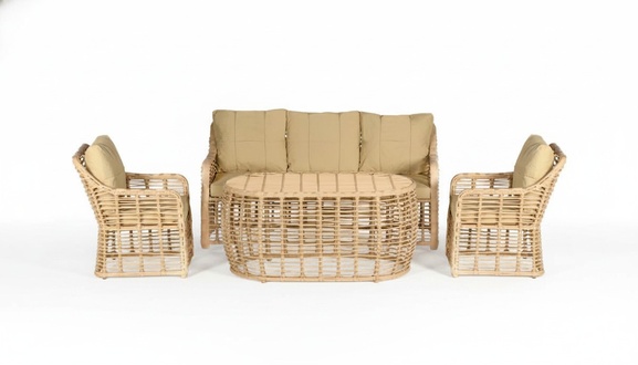 Gartenmöbel Sofagarnitur Tisch Sofa Sessel Veranda Sitzgruppen Moderne Lux Neu
