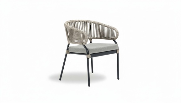 Gartensessel Rattansessel Hochwertig Rattansessel grau modern luxus Stil