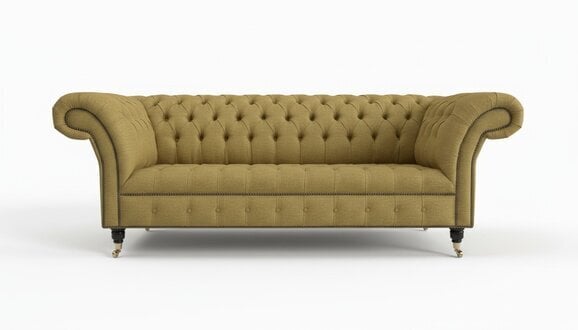 Gelbe Designer Sofa Couch Polster XXL 3 Sitzer Big Sofas Couchen