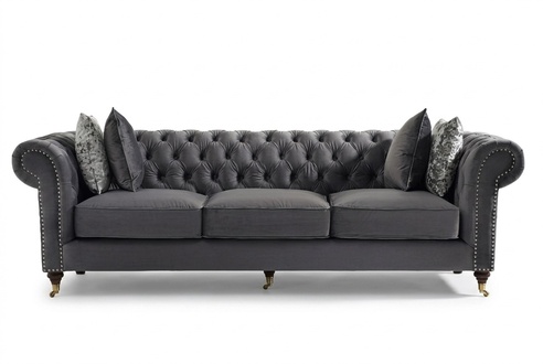 Gemütliche Couch - Klassische Chesterfield Sofa Polster Lümmel
