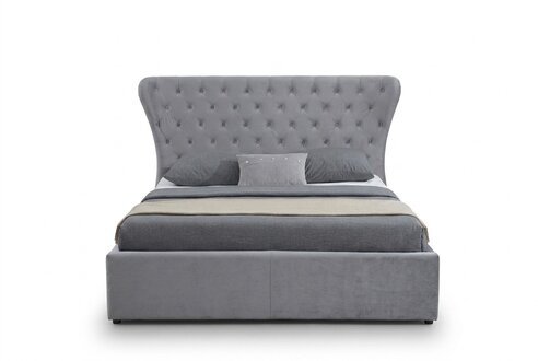 Gepolstertes Designer Bett Textil Leder Polster Betten 180x200cm Schlafzimmer