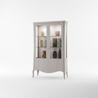 Glasschrank Wohnzimmer Sideboard Vitrine Esszimmer Sideboard Holzschränke Möbel