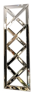 Goldener Wandspiegel aus Glas stilvoller Luxusdekor