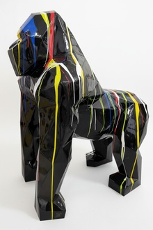 Gorilla Abstrakte Deko Figur Statue Skulptur 128cm Figuren Statuen Skulpturen