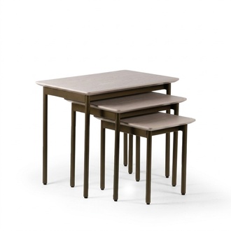 Grau Design Möbel Beisteltisch Modern Einrichtung Couchtisch