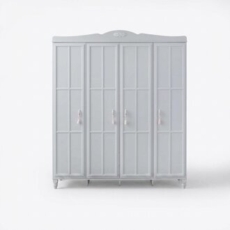 Groß Kleiderschrank Kinderschrank Schrank Holz Weiß Holzschrank Modern