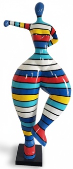 Handarbeit Abstrakte Figur Statue Design Bunte Statuen Skulptur 132cm