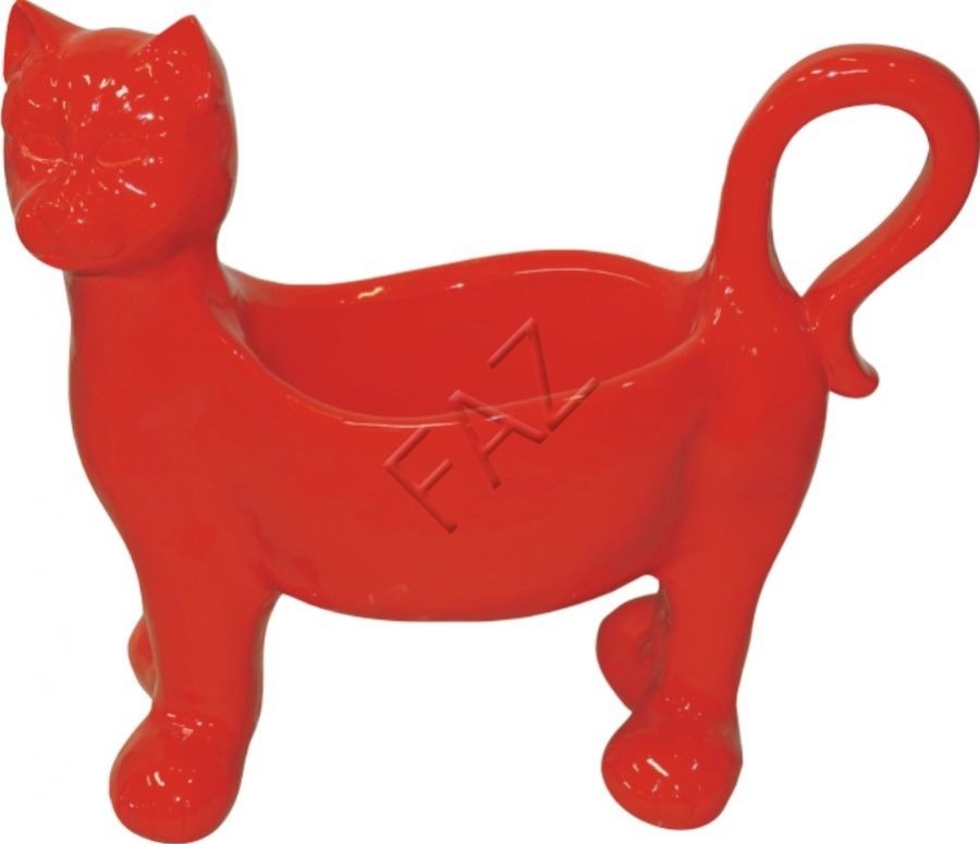 Design Katze Figur Statue Skulptur Figuren Skulpturen Dekoration Deko