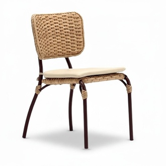 Hochwertig Terrasse Stuhl Braun Luxus Modern Stühle stilvoll Rattan Stil