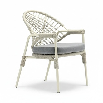 Hochwertig Terrasse Stuhl Grau Luxus Modern Stühle stilvoll Rattan Stil Möbel