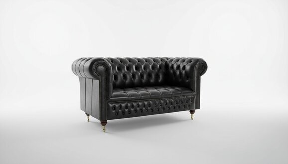 Hochwertige designer Textil Stoff Sofa Couch Chesterfield Samt Leder