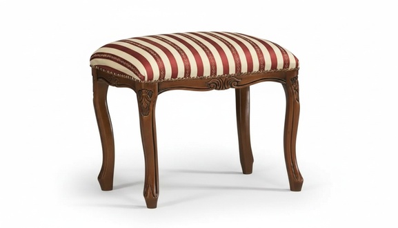 Hocker Wohnzimmer Klassische Polsterhocker Sitzhocker Möbel Textil