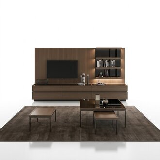 Holzmöbel Wohnzimmer Luxus Wohnwand Modern Design Einrichtung Neu