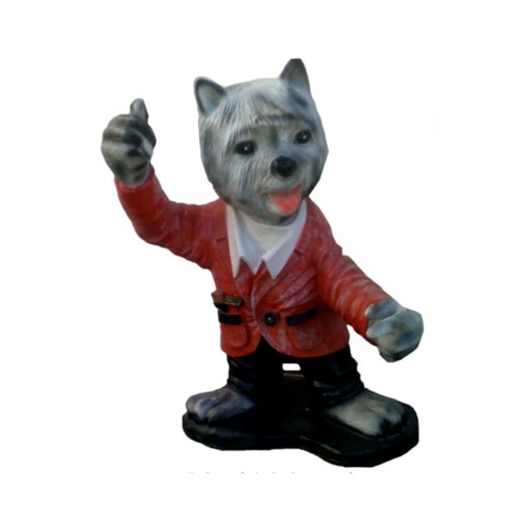 Abstrakte Designer Figur Tier 126cm Statuen Figuren Skulpturen
