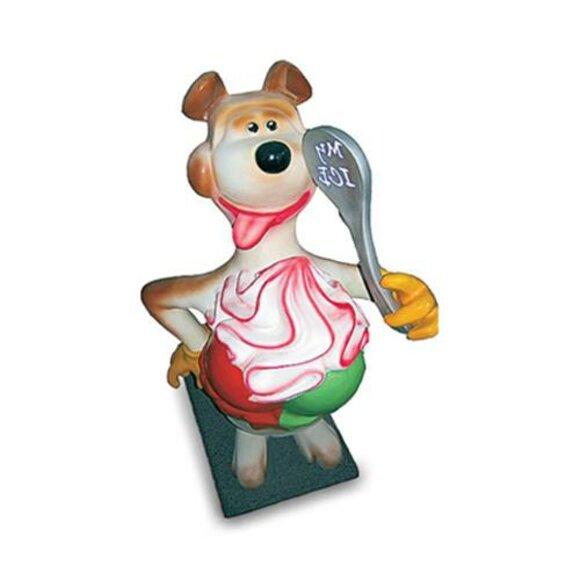 Skulptur Bär mit Eis Werbung Eisdiele Figuren Statuen Aufsteller 180 cm
