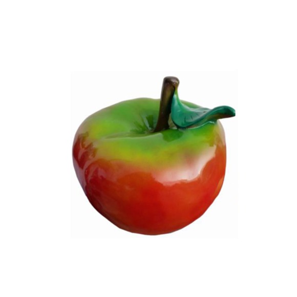 Design Garten Skulptur Figur Apfel 48cm Statue Laden Dekoration Deko