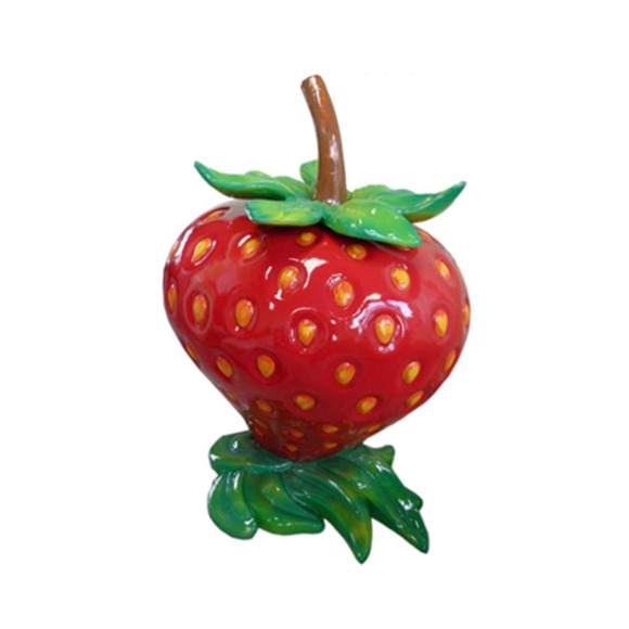 Design Garten Skulptur Figur Erdbeere Statue Dekorative Laden Dekoration