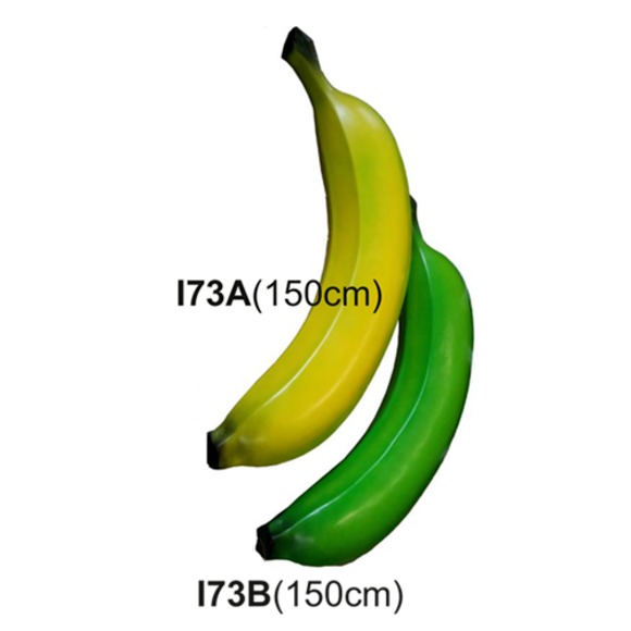 Banane Aussteller Gewerbe Ladenausstattung Figur Statue Garten Deko