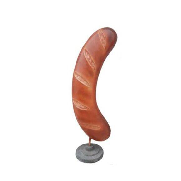 Aufsteller für Laden Bude Restaurant Schild Skulptur Würstchen Wurst