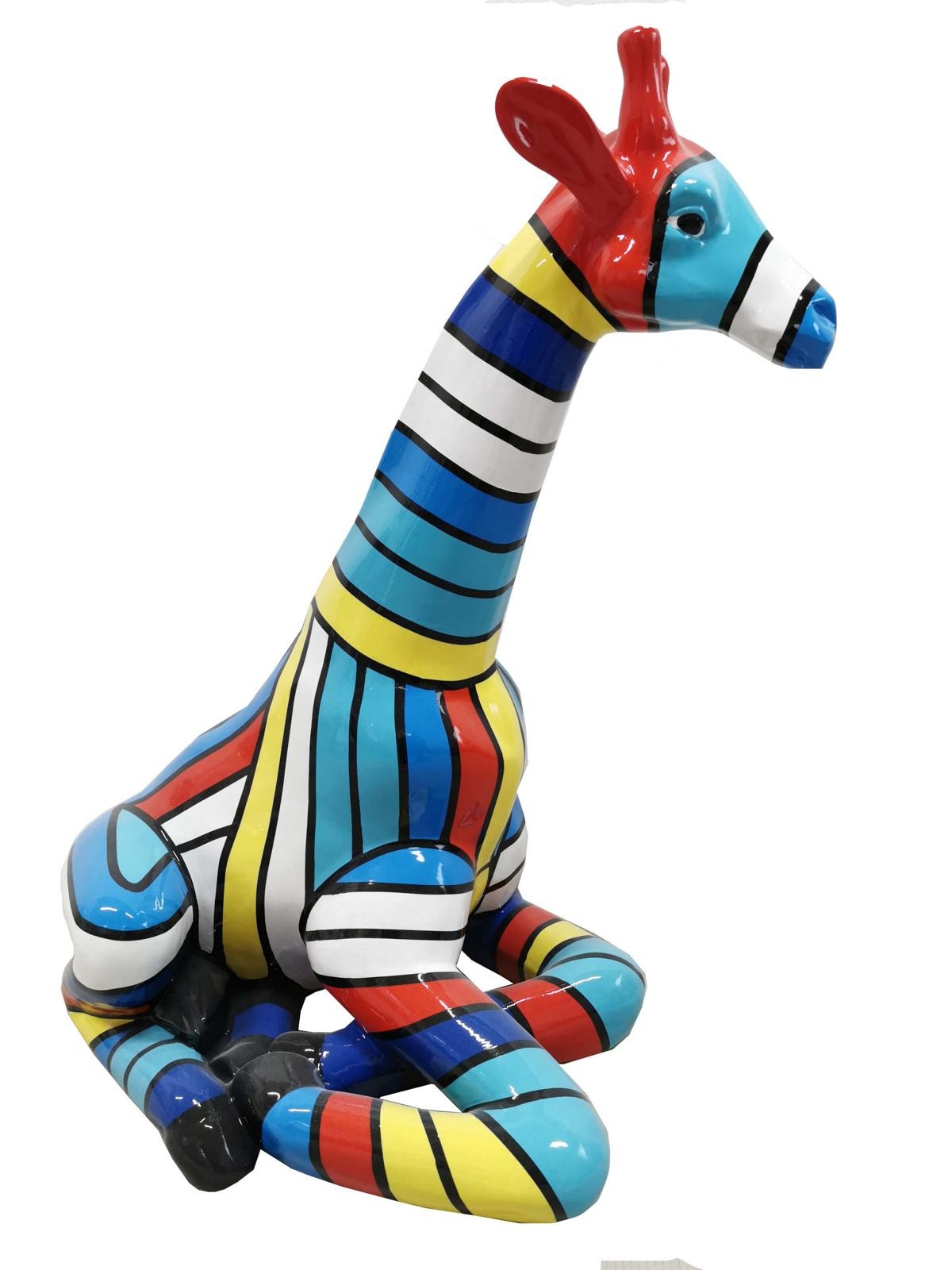 Abstrakte Deko Bunt Figur Statue Skulptur 80cm Figuren Statuen Skulpturen
