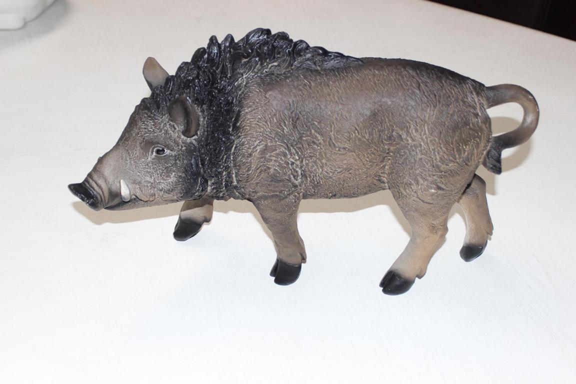 Wildschwein Figur Dekoration Statuen Skulptur Garten Deko Figuren Sofort