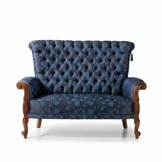 Italien Sessel Sofa Polsterung Design Textil Einsitzer Polsterung Sitz Sofas 1er