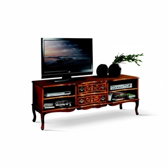 Italienische Holz Möbel Sideboard tv Lowboard Lang rtv Schrank Wohnzimmer