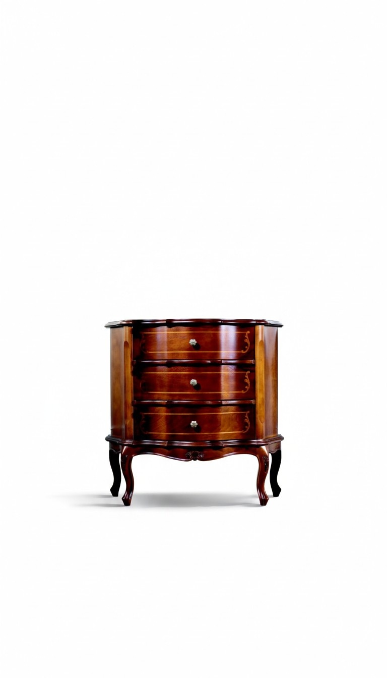Italienische Möbel Design Kommode Schrank Braun Luxus Holz Möbel Stil Barock