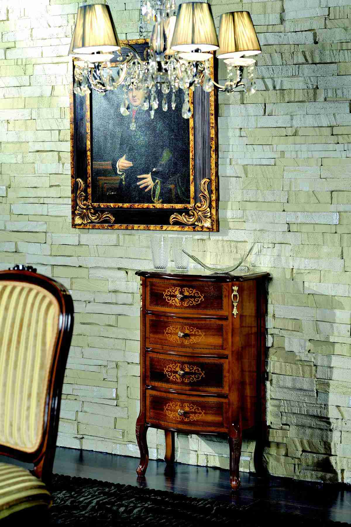 Holz Italienische Stil Möbel Luxus rtv Braune Kommode Stil Barock Antik Stil