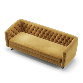 Italienische Stil Möbel 3 Dreisitzer Couch Sofa Polster Stoff Stoffsofa Couchen