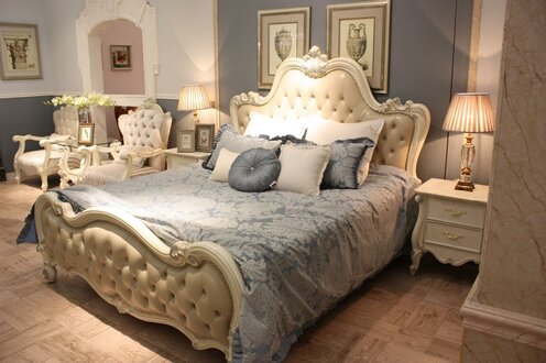 Design Bett Doppel Luxus Schlaf Zimmer Deko Betten Leder Hotel 180x200cm