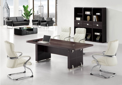 Moderner Büro Konferenztisch Tische Holz Design Möbel Besprechungs Tisch 220cm Sofort