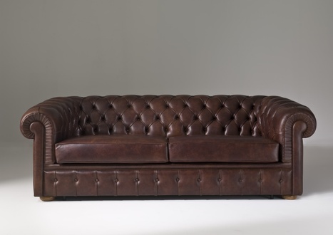 Chesterfield Sofa Polster Couch 3 Sitzer Schlafsofa + Bettfunktion Sofort