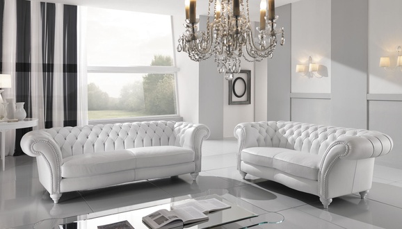 Chesterfield Edle Designer Polster Couch Luxus Sofagarnitur Sitz Sofas